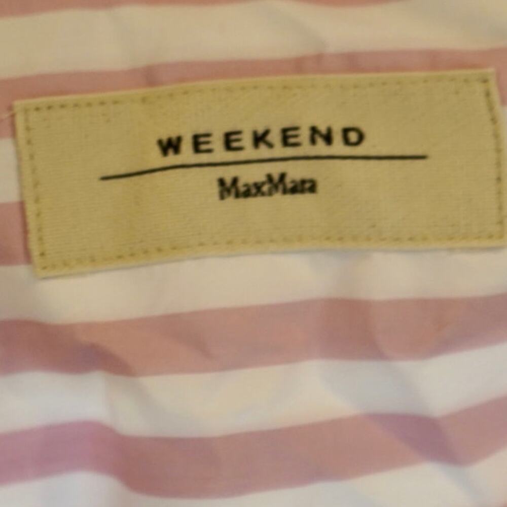 Weekend Maxmara Long Sleeve Button Down Striped T… - image 4